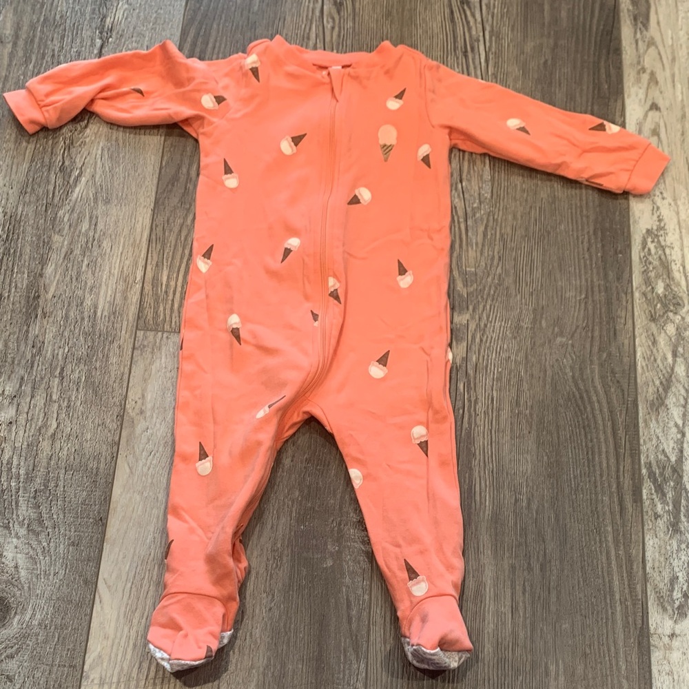 Pekkle Coral Ice Cream‎ Print Kids One Piece